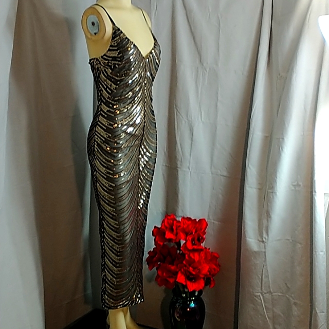 Sequin Knit Maxi